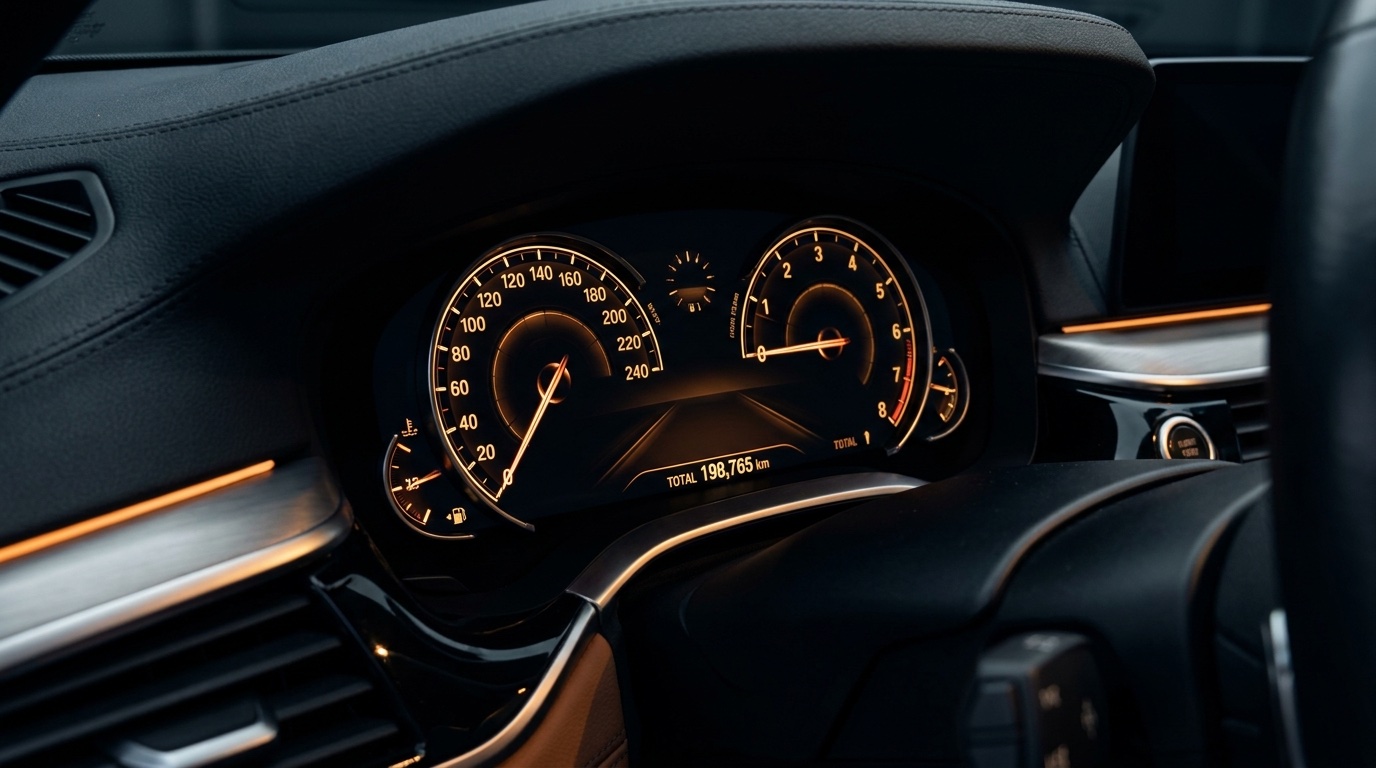 High mileage instrument cluster